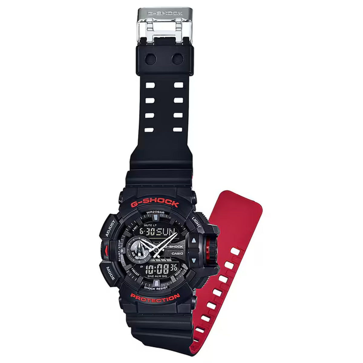 Casio G-Shock GA-400HR-1A Herrenuhr Schwarz Rot