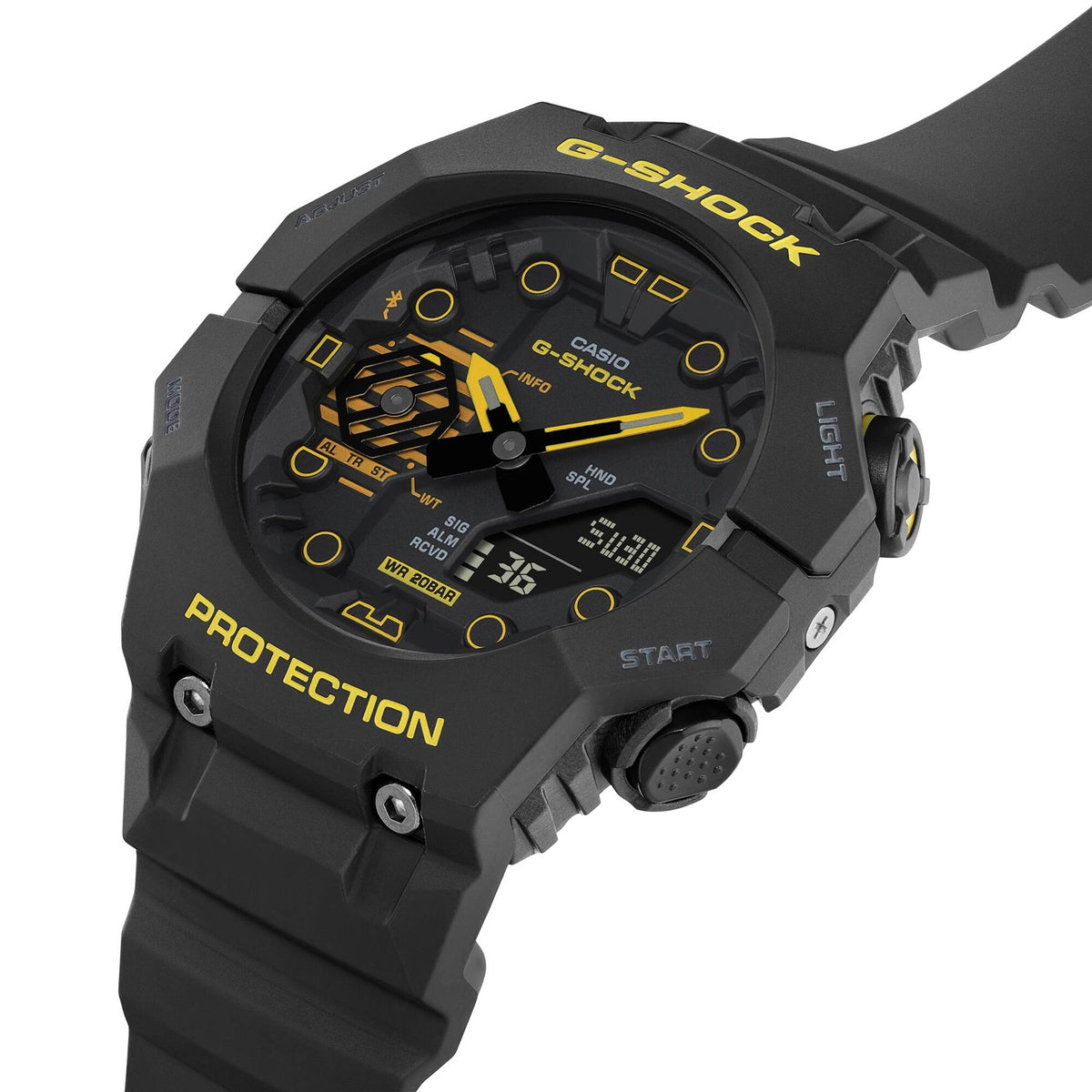 Casio G-Shock GA-B001CY-1A Herrenuhr Schwarz Gelb