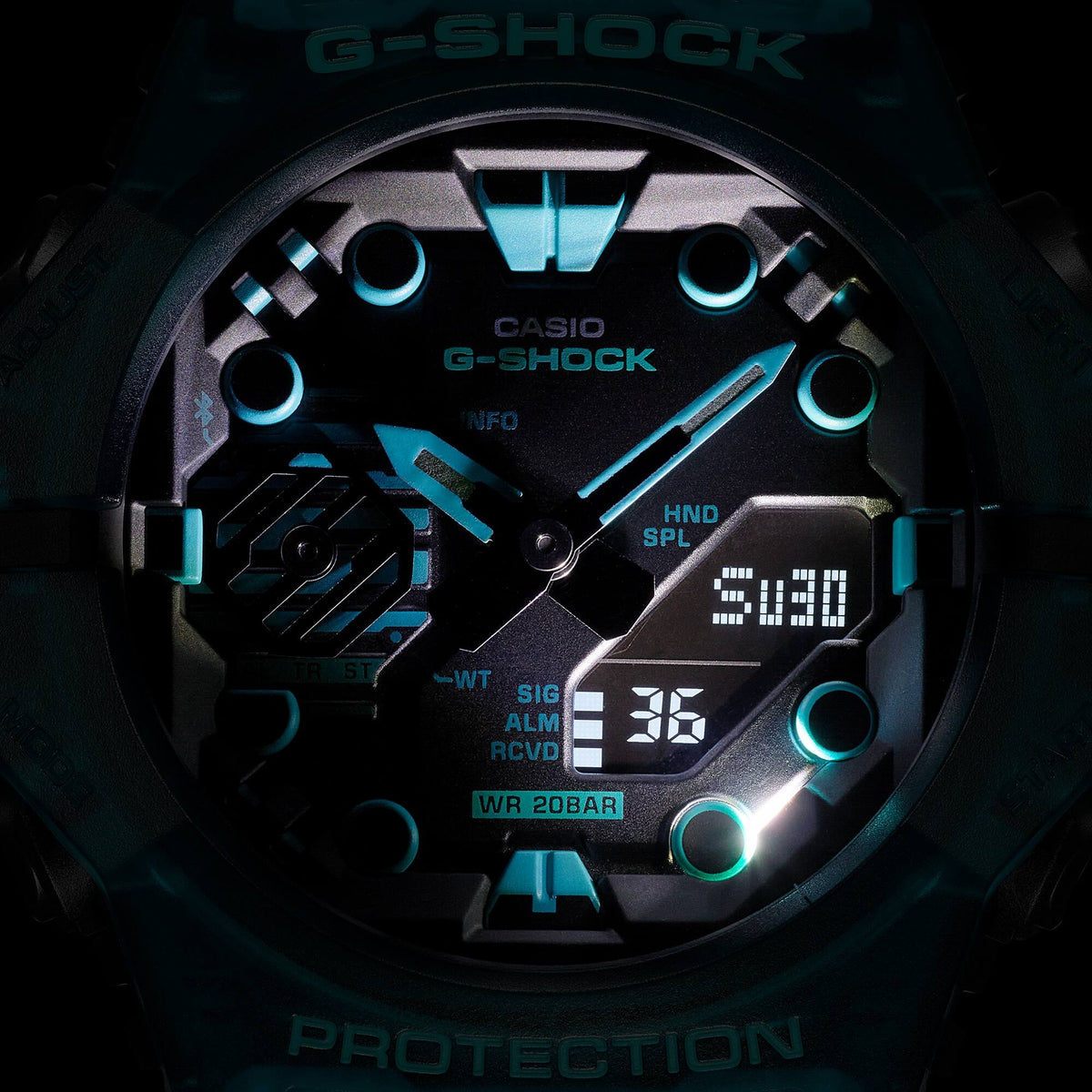 Casio G-Shock GA-B001G-2A Herrenuhr, blau