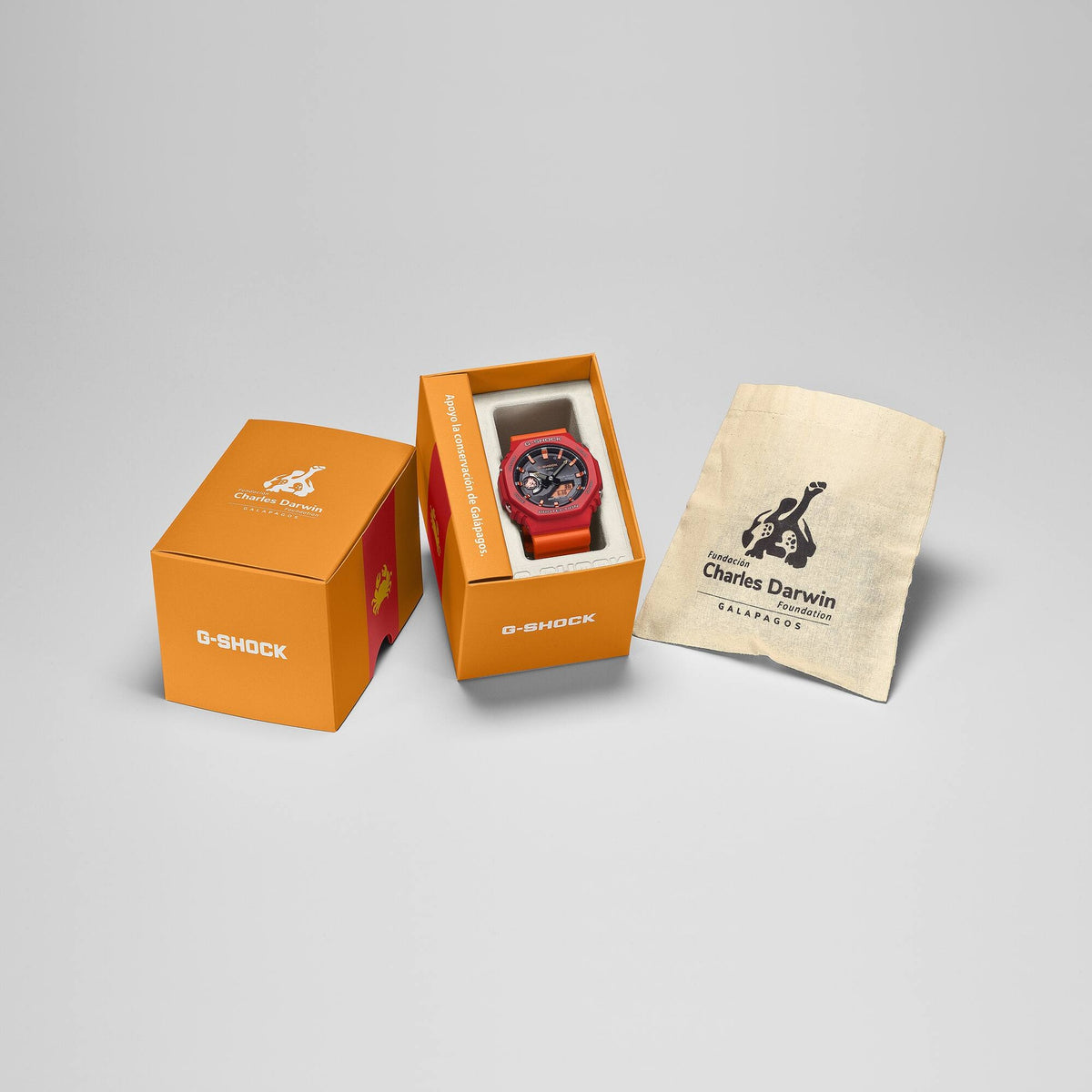 Casio G-Shock GA-B2100DF-4A Herrenuhr Rot Orange
