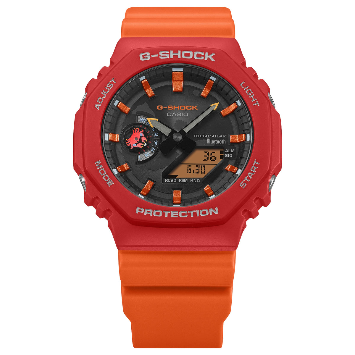 Casio G-Shock GA-B2100DF-4A Herrenuhr Rot Orange
