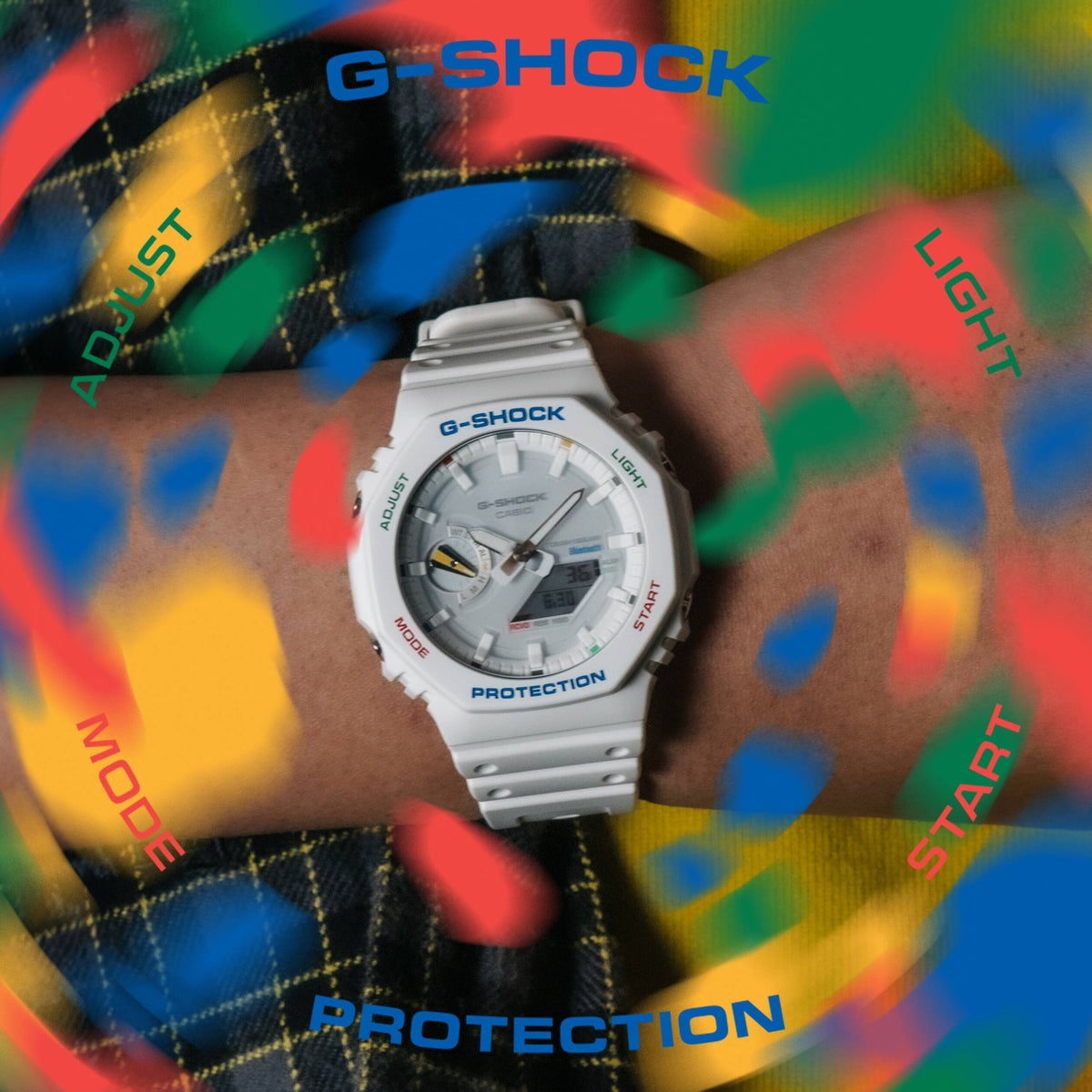 Casio G-Shock GA-B2100FC-7A Herrenuhr Weiß