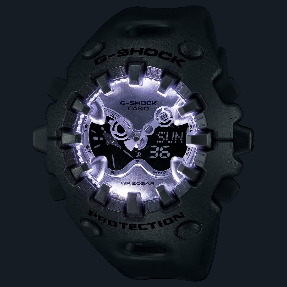Casio G-Shock GA-V01A-8A Herrenuhr Silber Grau