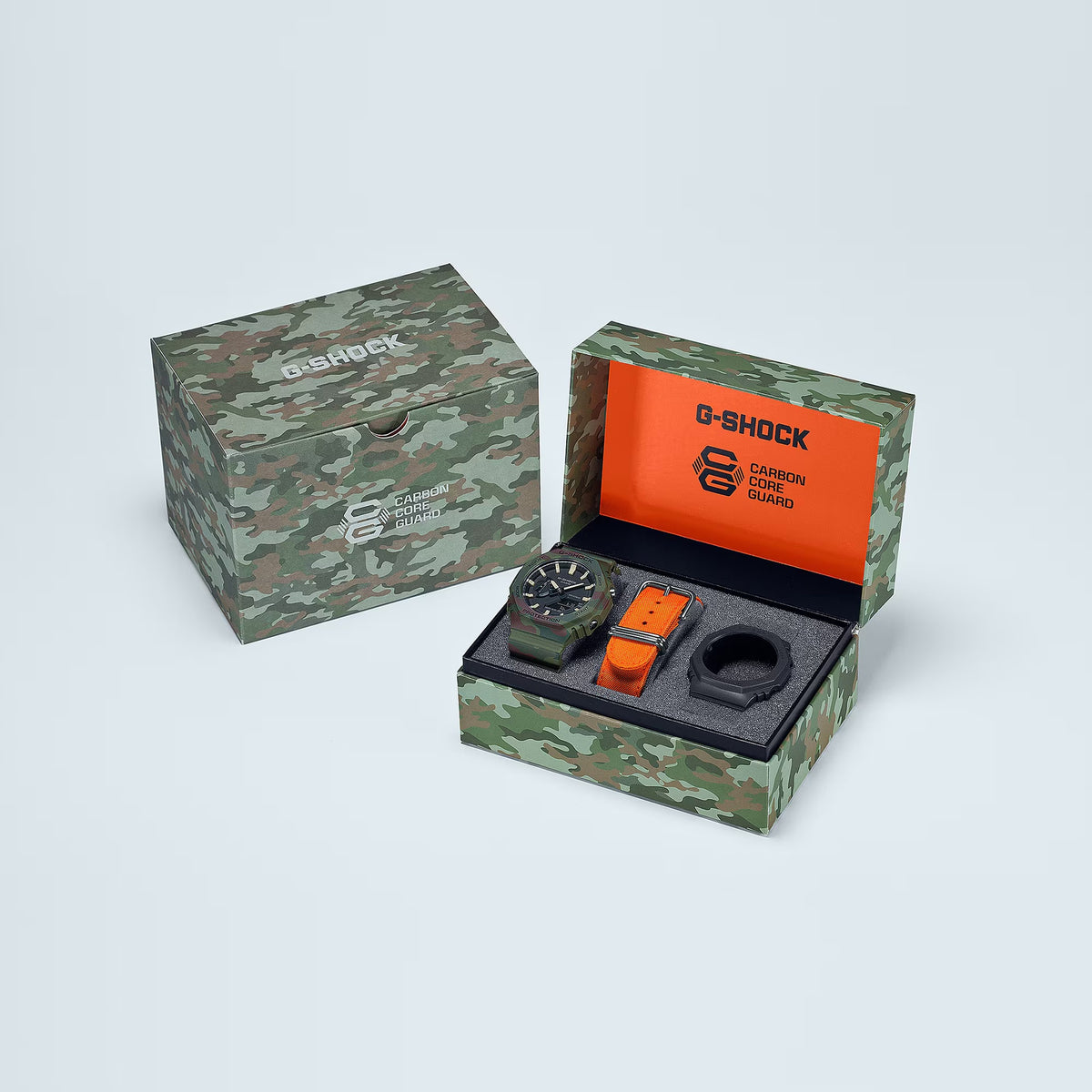 Casio G-Shock GAE-2100WE-3A Herrenuhr Grünes Camouflage