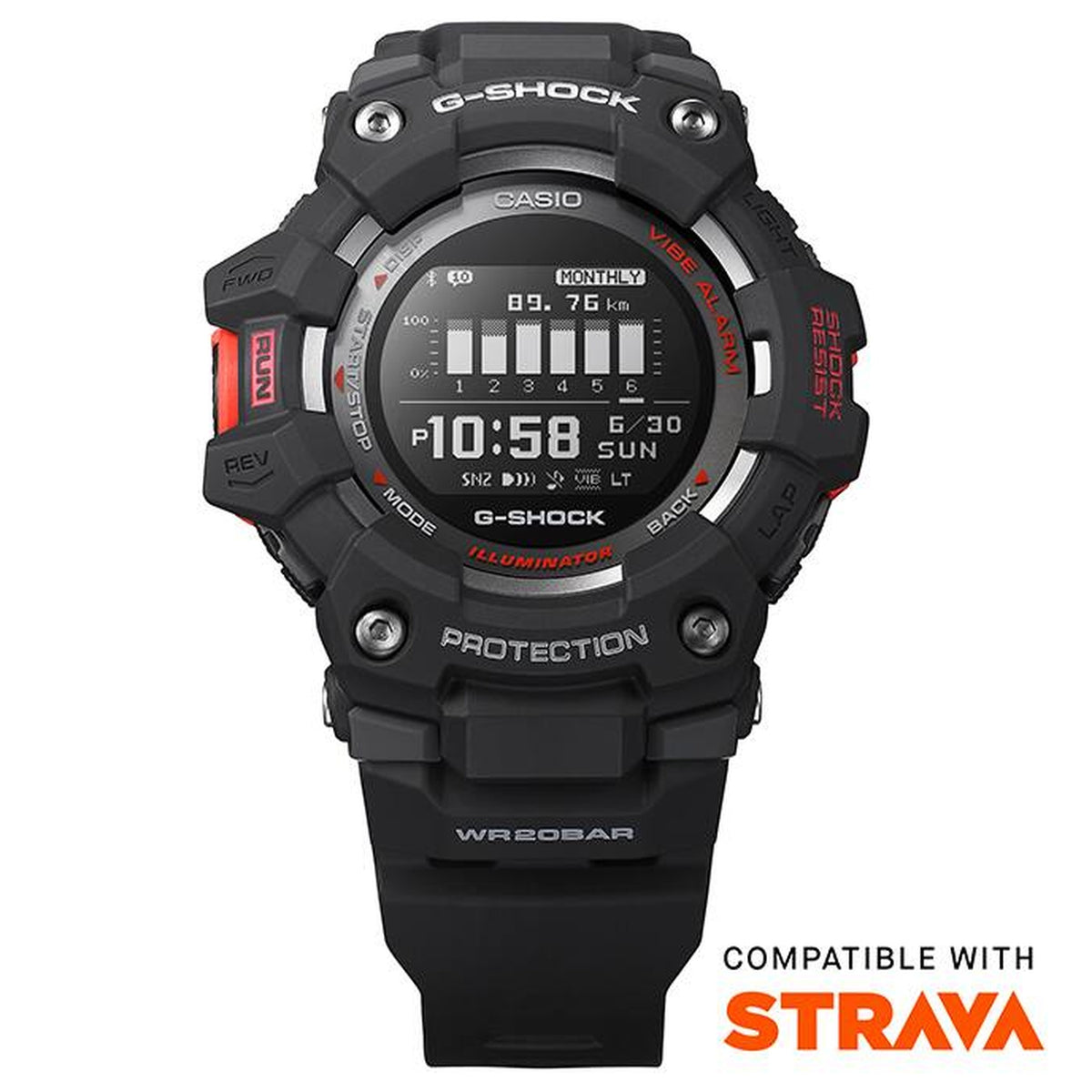 Casio G-Shock GBD-100-1 Herrenuhr Schwarz