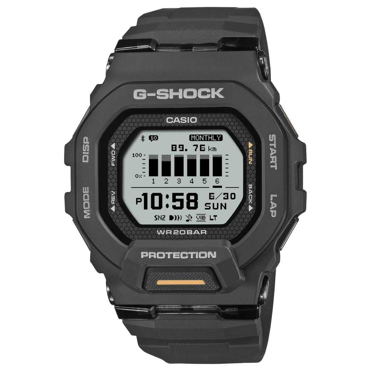 Casio G-Shock GBD-200-1A1 Herrenuhr Schwarz