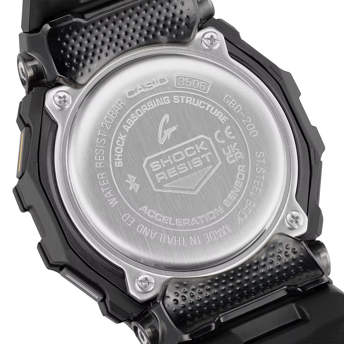 Casio G-Shock GBD-200-1A1 Herrenuhr Schwarz