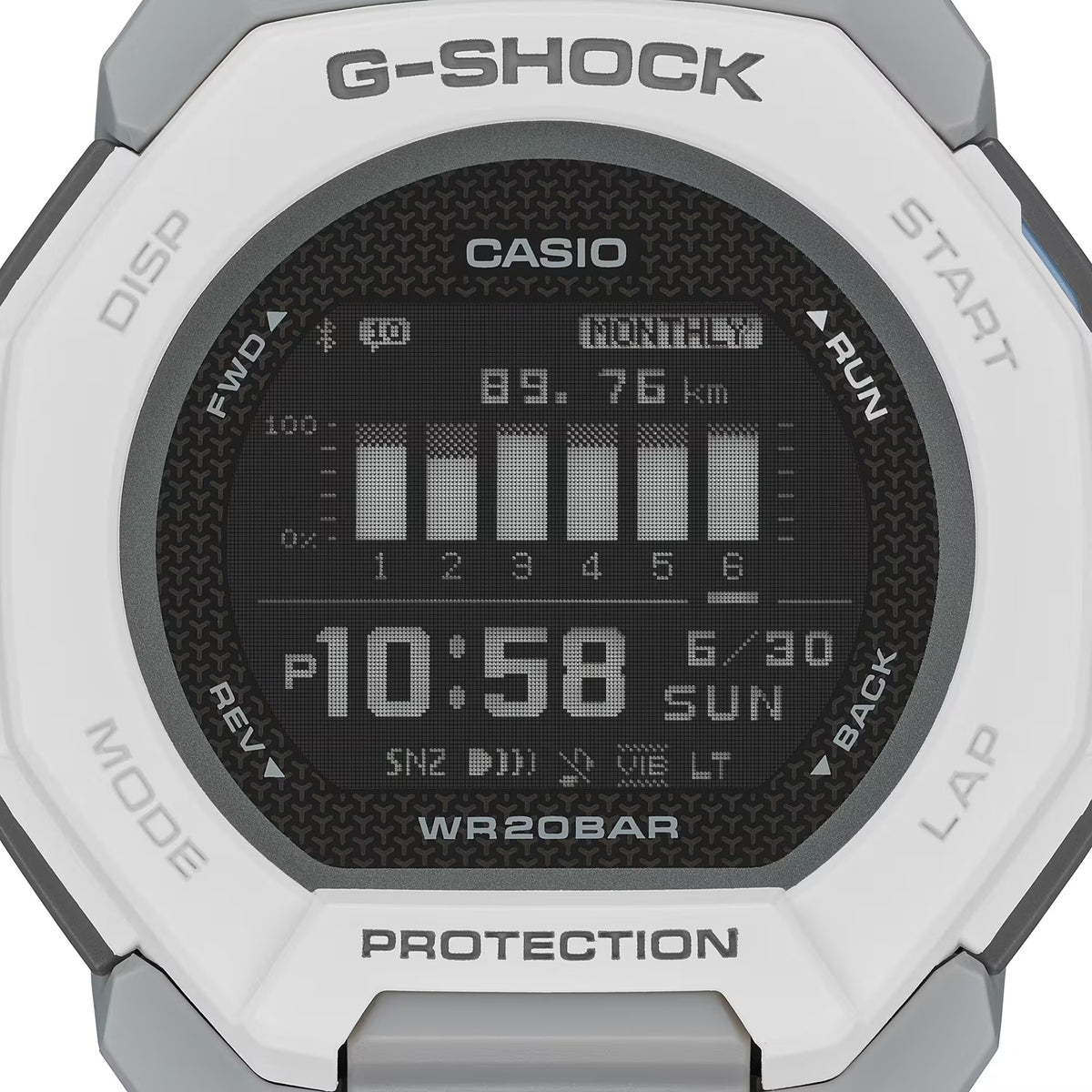 Casio G-Shock GBD-300-7 Herrenuhr Weiß