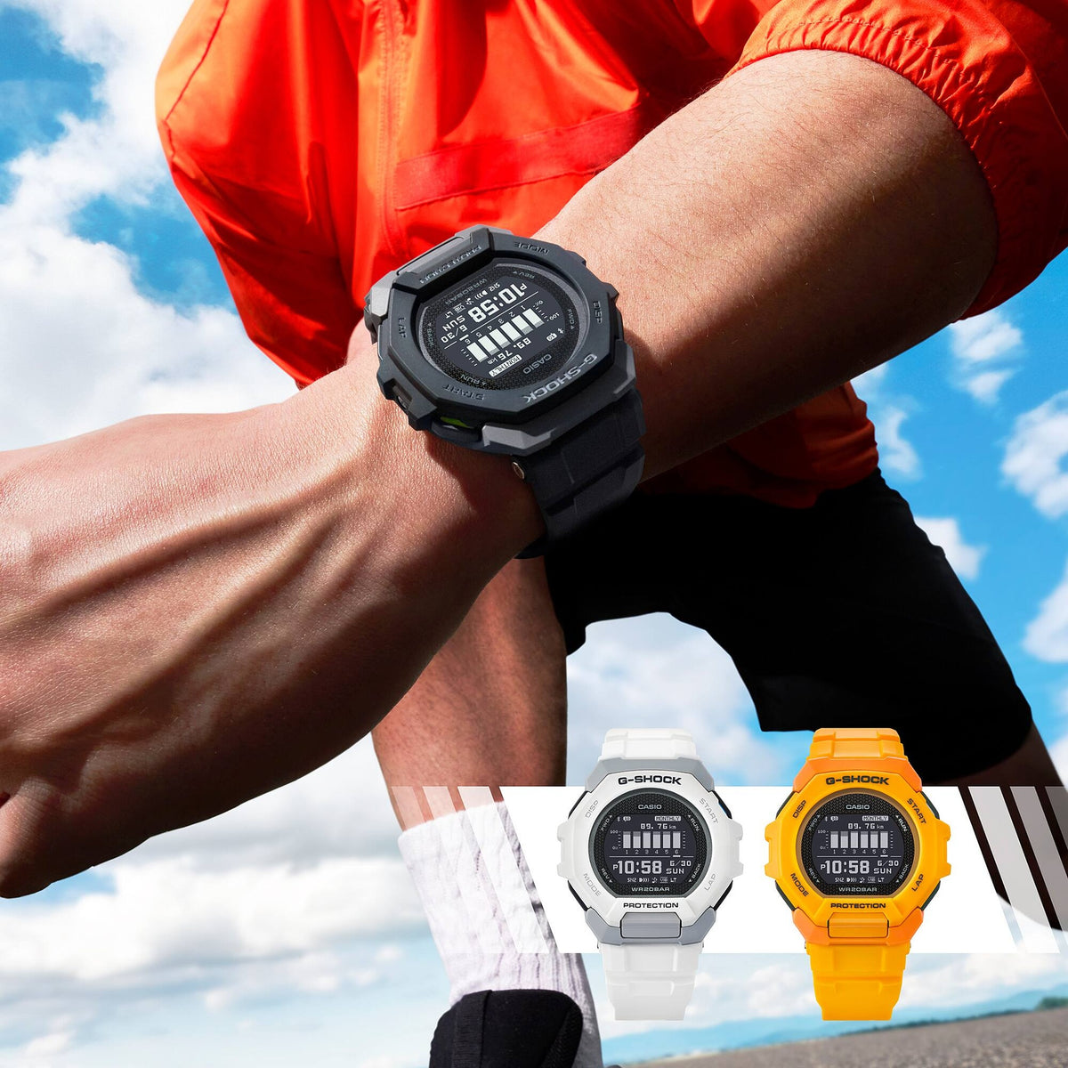 Casio G-Shock GBD-300-9 Herrenuhr Gelb