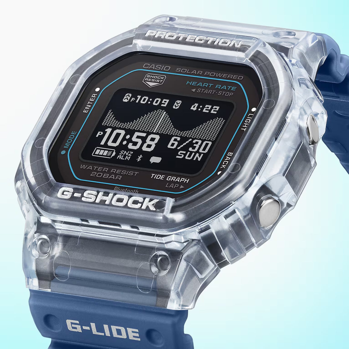 Casio G-Shock GBX-H5600-2 Herrenuhr Blau