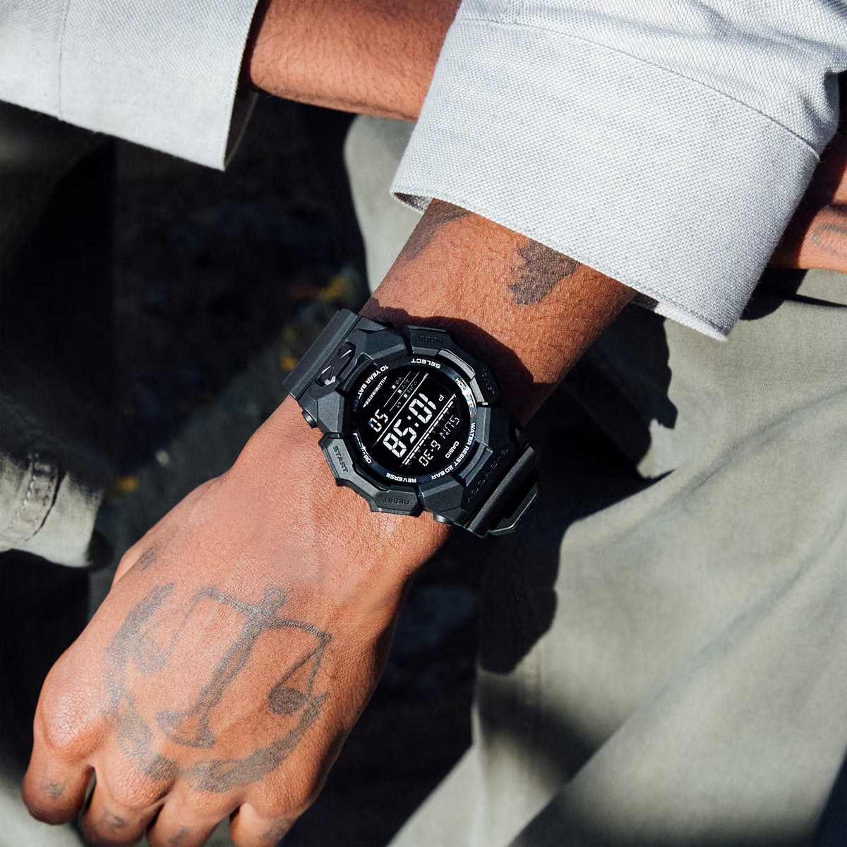 Casio G-Shock GD-010-1A1 Herrenuhr Schwarz