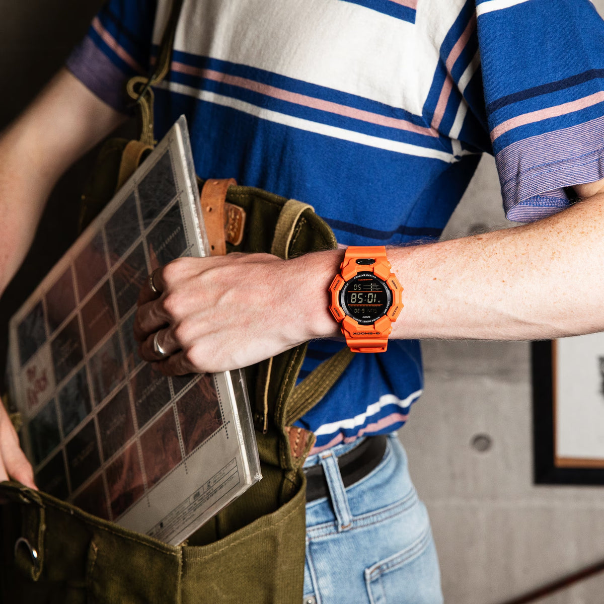 Casio G-Shock GD-010-4 Herrenuhr Orange