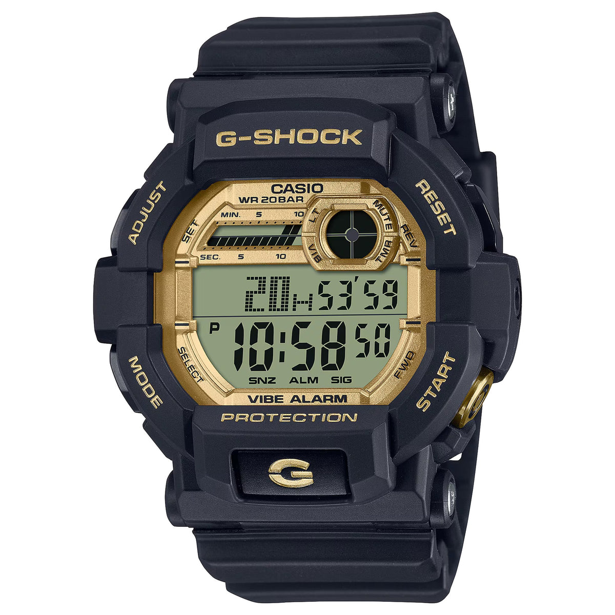 Casio G-Shock GD-350GB-1 Men's Watch Black Gold