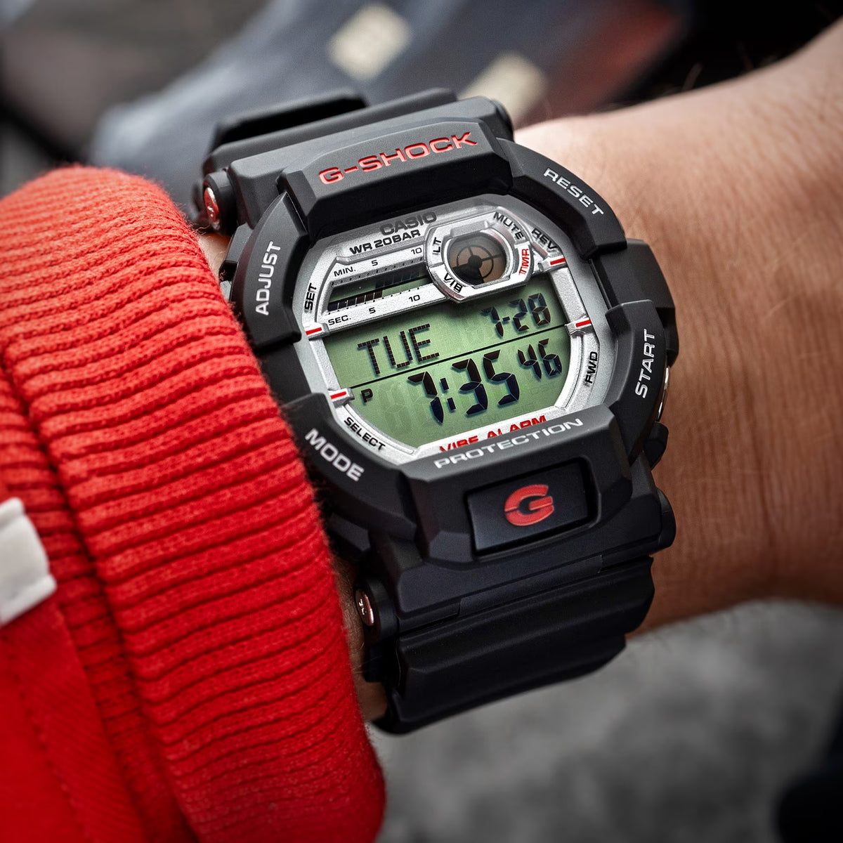 Casio G-Shock GD-350S-1 Analog/Digital Watch Black