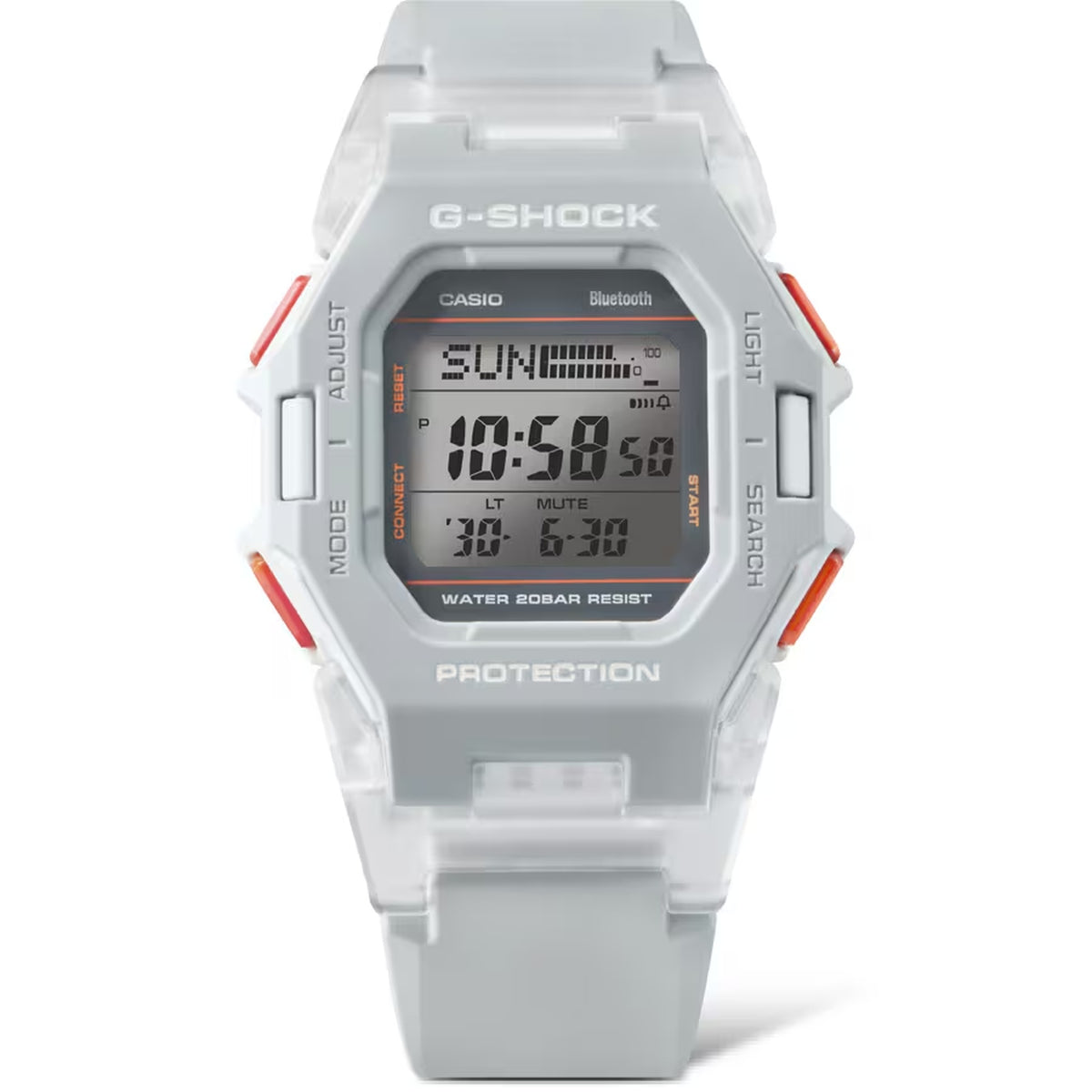 Casio G-Shock GD-B500S-8 Herrenuhr Grau Weiß