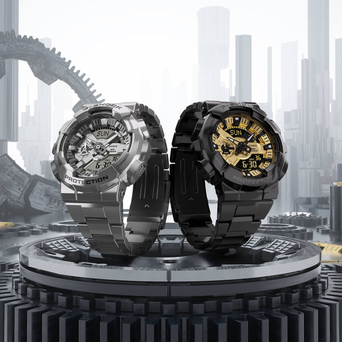 Casio G-Shock GM-110D-8A Men's Silver Watch