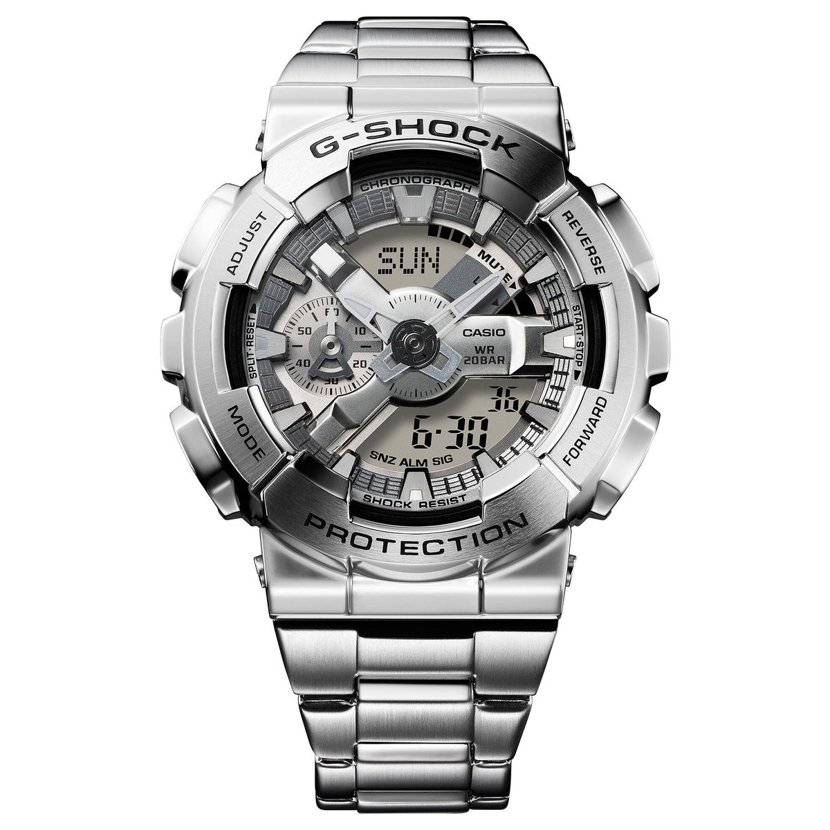 Casio G-Shock GM-110D-8A Men's Silver Watch