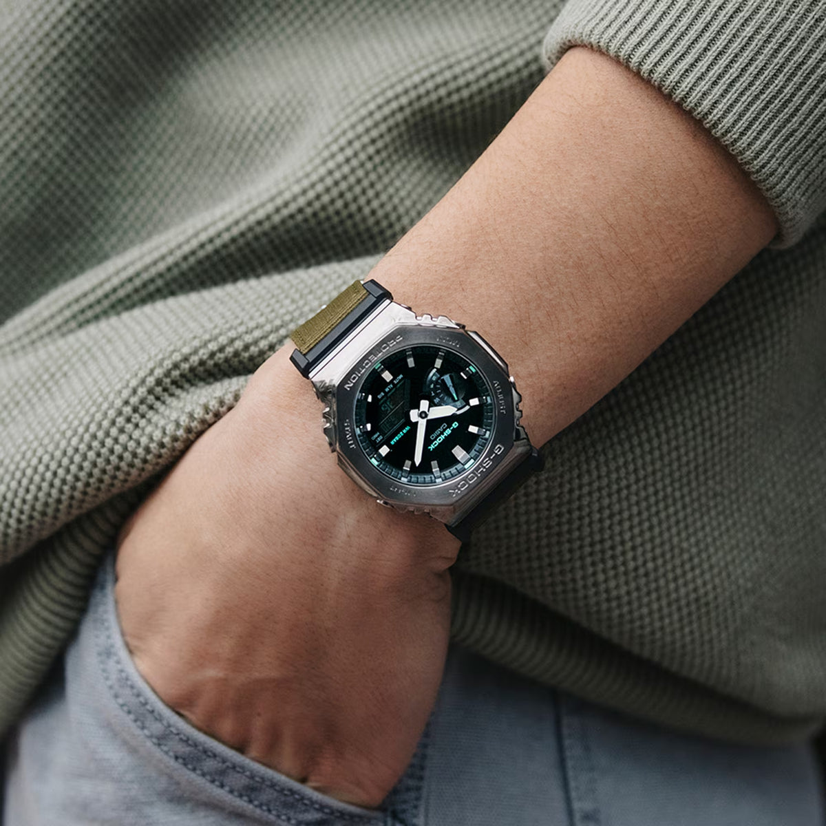 Montre Casio G-Shock Full Metal GM-2100CB-3A Analogique / Digitale Noir Homme