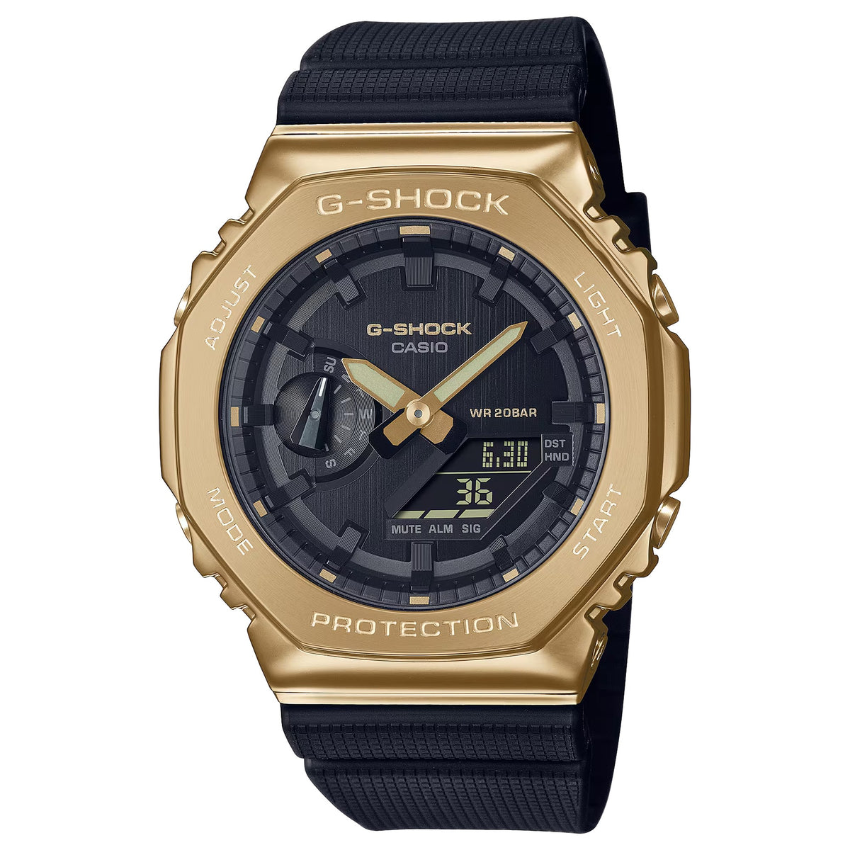 Casio G-Shock GM-2100G-1A9 Men's Watch Gold Black