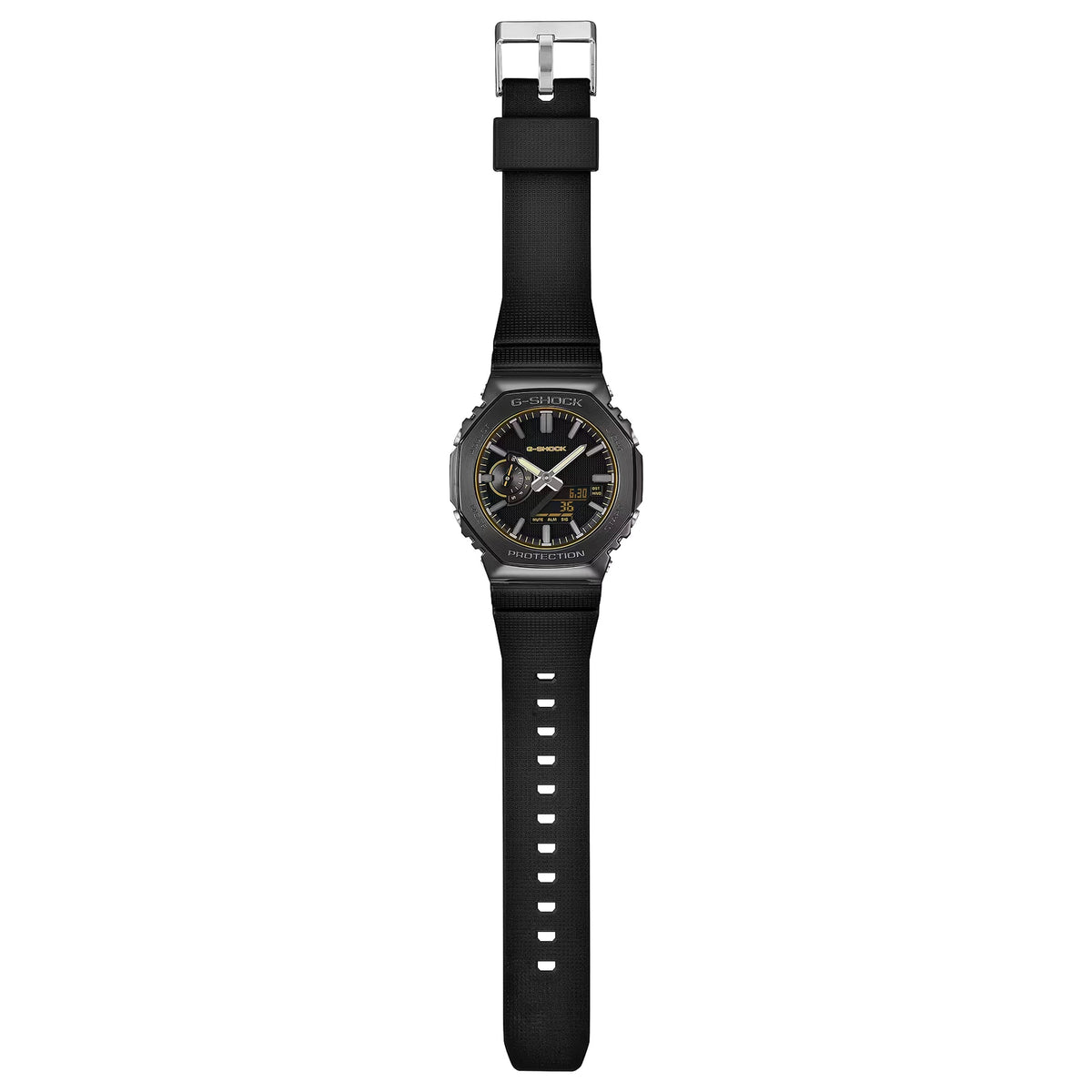Casio G-Shock GM-2100LXB-1A9 Herrenuhr Schwarz Gold