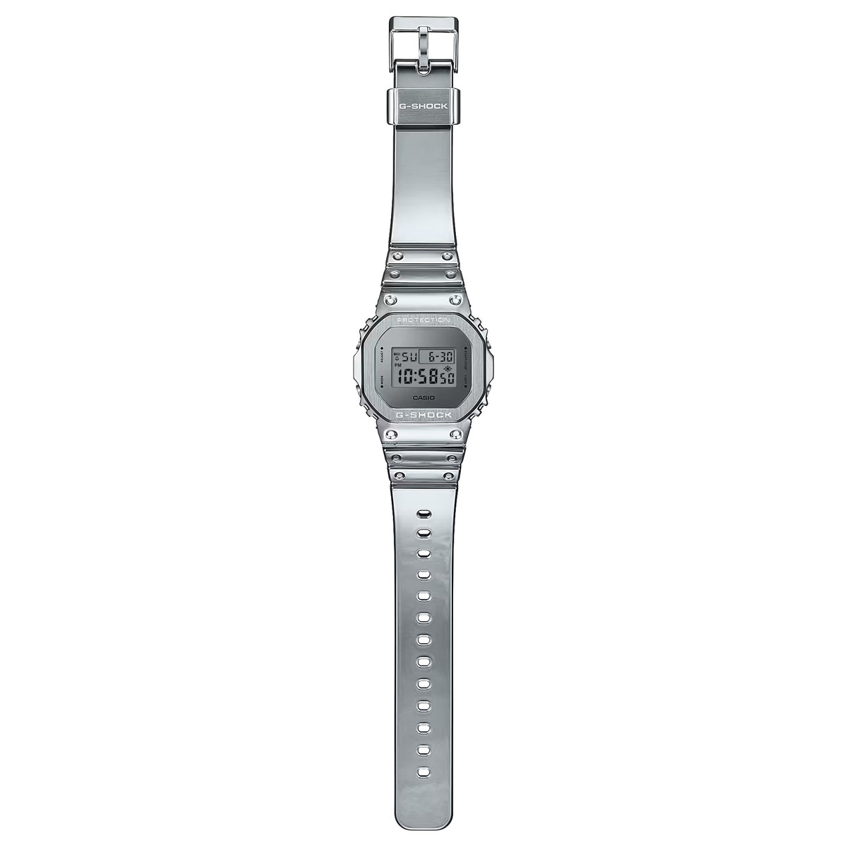 Casio G-Shock Full Metal GM-5600YM-8A8 Analog / Digital Uhr Silber