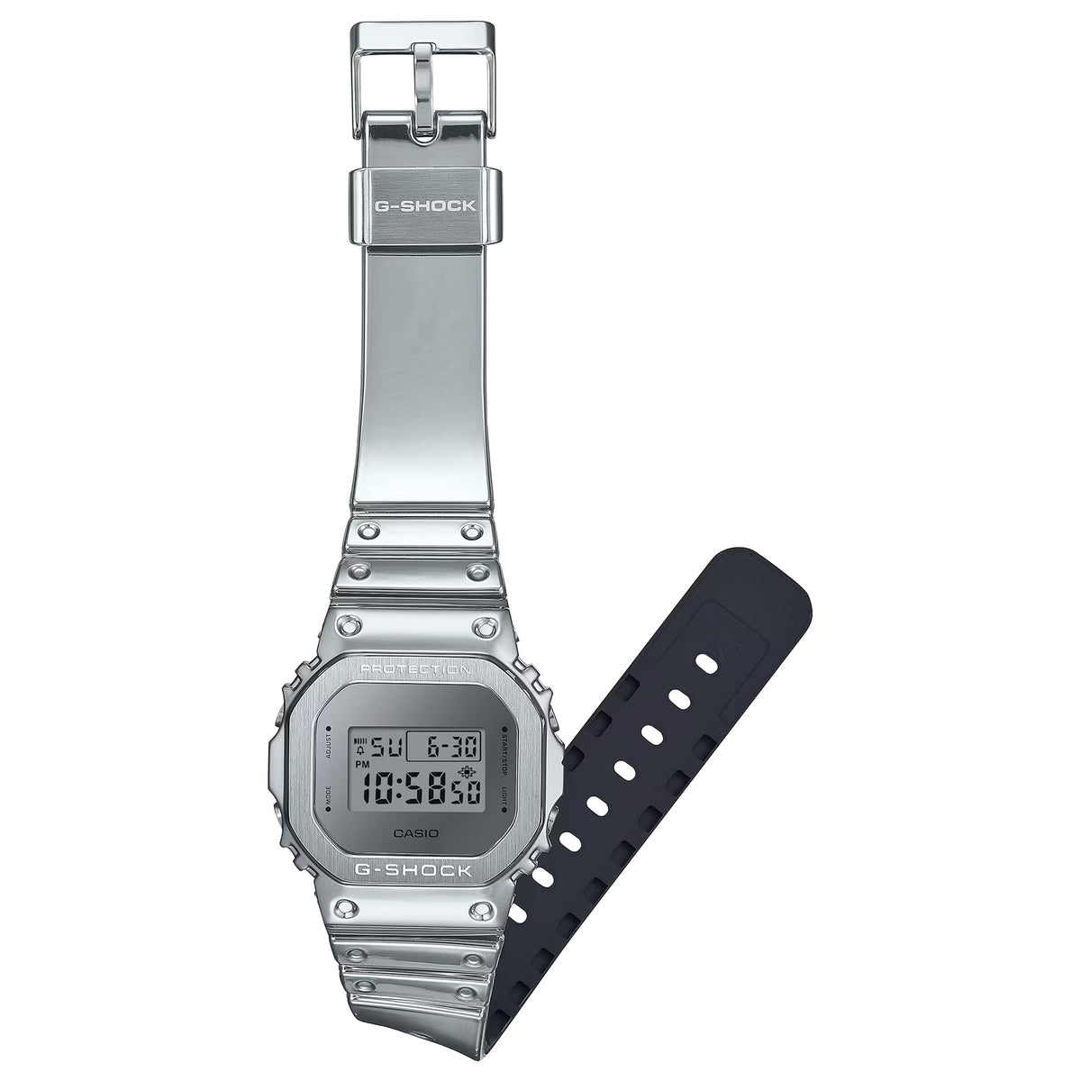 Casio G-Shock Full Metal GM-5600YM-8A8 Analog / Digital Uhr Silber