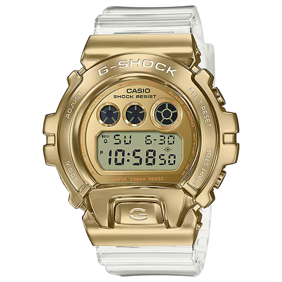 Casio G-Shock GM-6900SG-9 Herrenuhr Gold Transparent