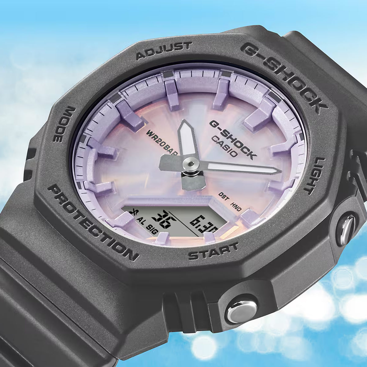 Casio G-Shock Uhr GMA-P2100PC-1A Damen Schwarz Violett