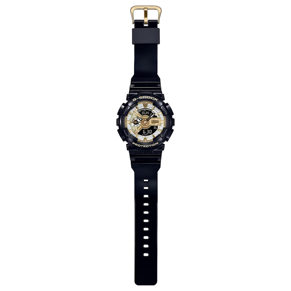 Casio G-Shock Damenuhr GMA-S110GB-1A Schwarz Gold