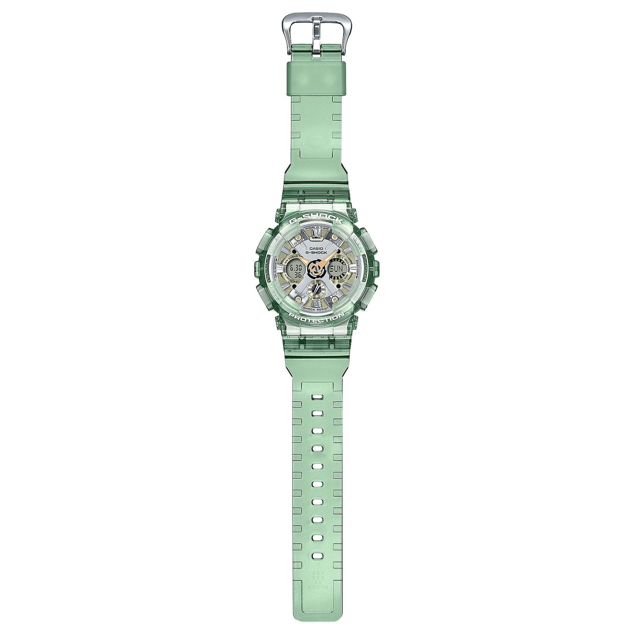 Montre Casio G-Shock GMA-S120GS-3A Femme Vert Transparent