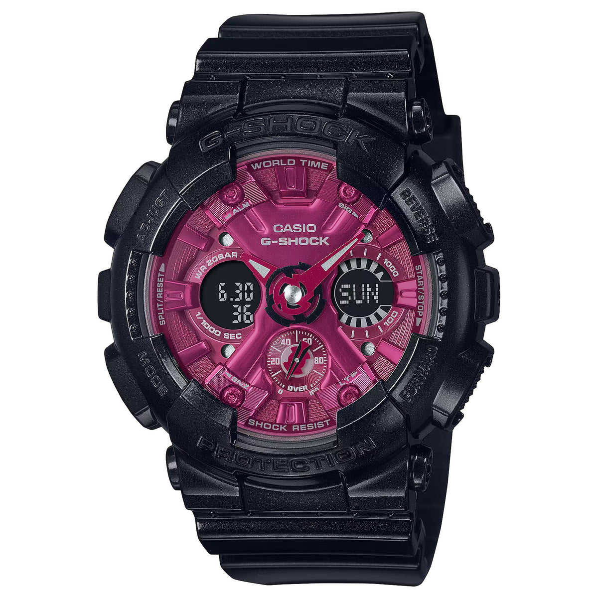 Casio G-Shock GMA-S120RB-1A Damenuhr Schwarz Rosé