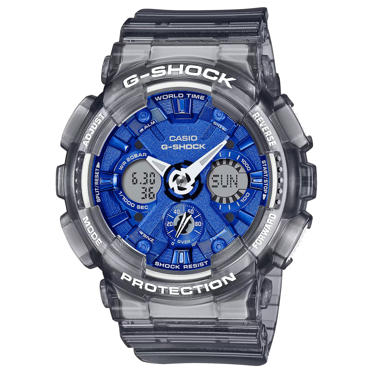 Casio G-Shock GMA-S120TB-8A Damenuhr Grau Blau