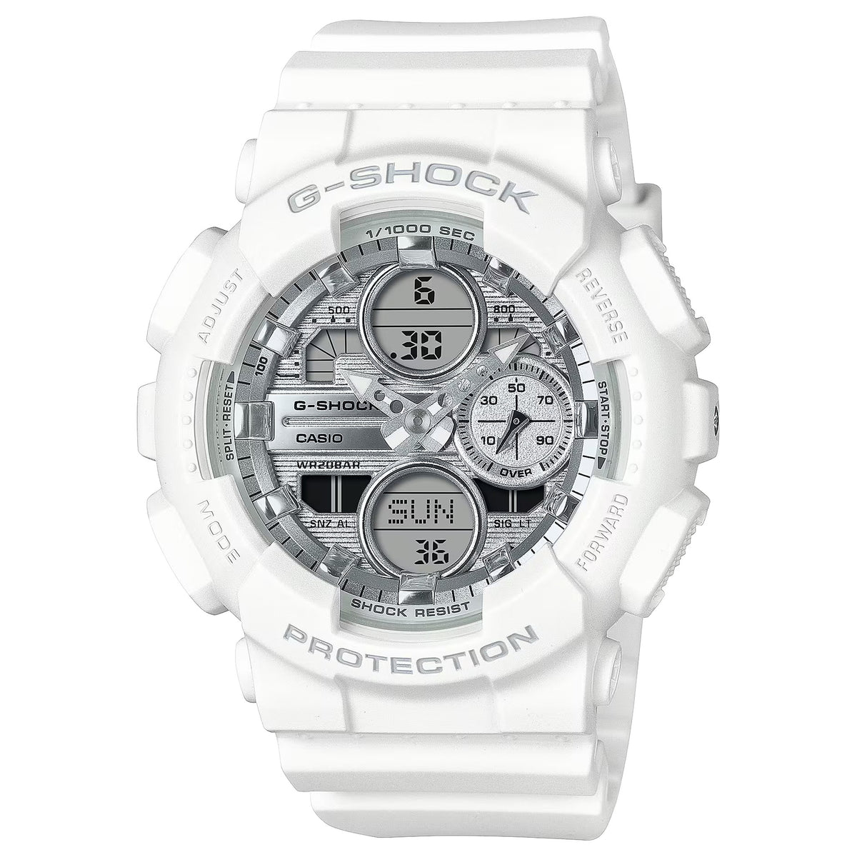 Casio G-Shock GMA-S140VA-7A Damenuhr Weiß Grau