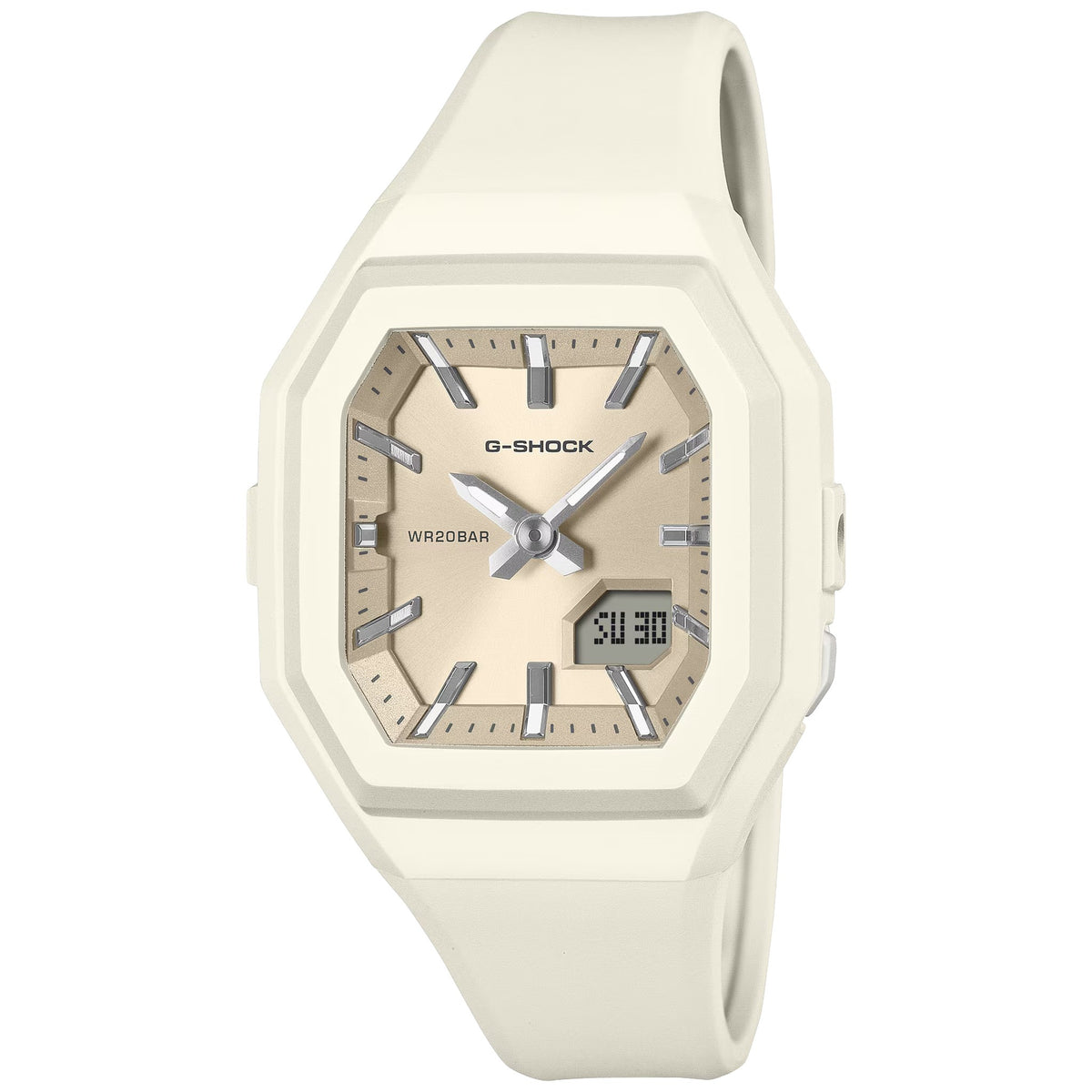 Montre Casio G-Shock GMA-S160-7A Analogique / Digitale Blanc Femme