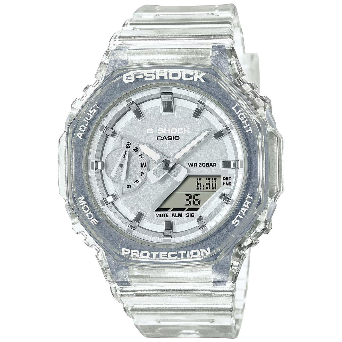 Montre Casio G-Shock GMA-S2100SK-7A Analogique / Digitale Transparent Femme
