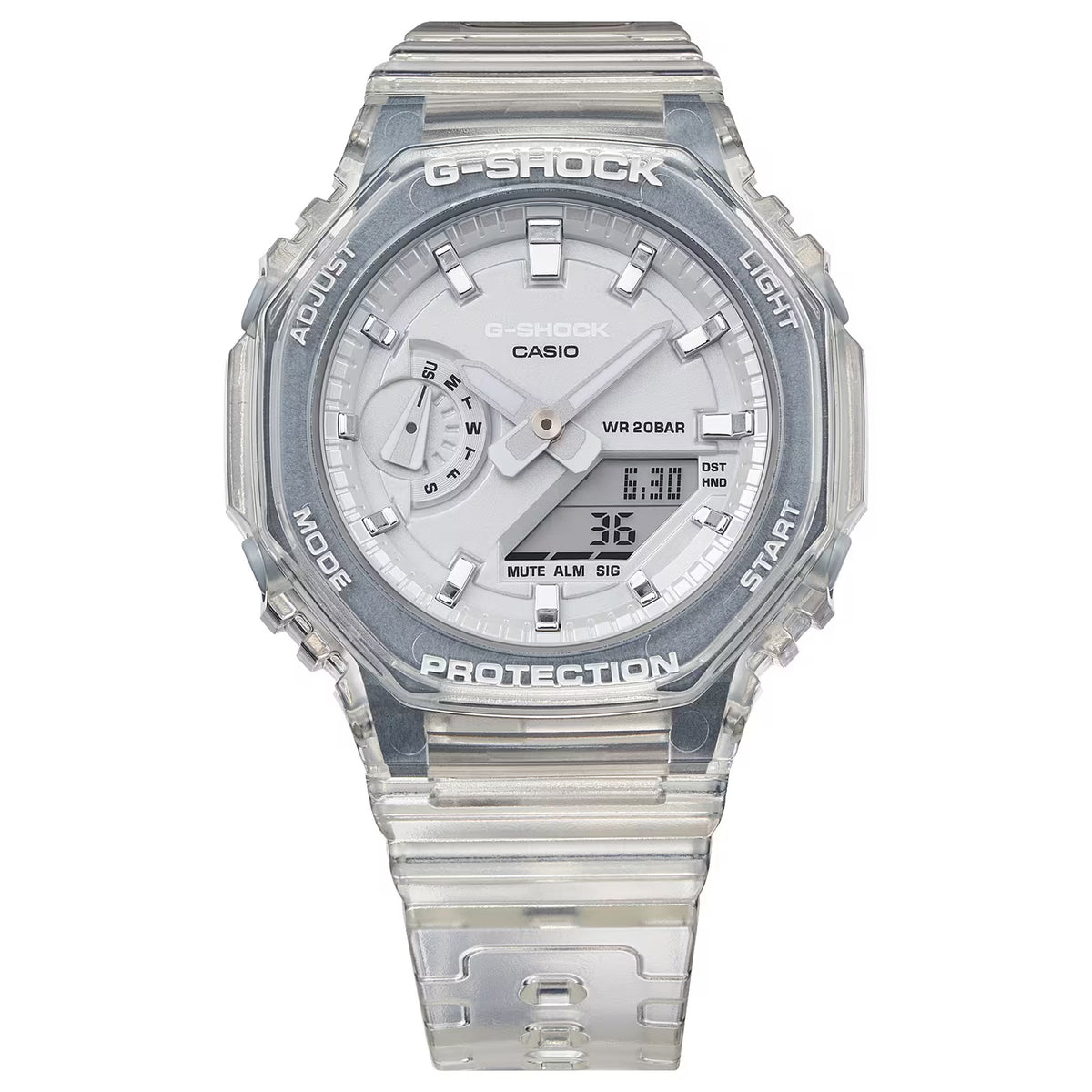 Montre Casio G-Shock GMA-S2100SK-7A Analogique / Digitale Transparent Femme