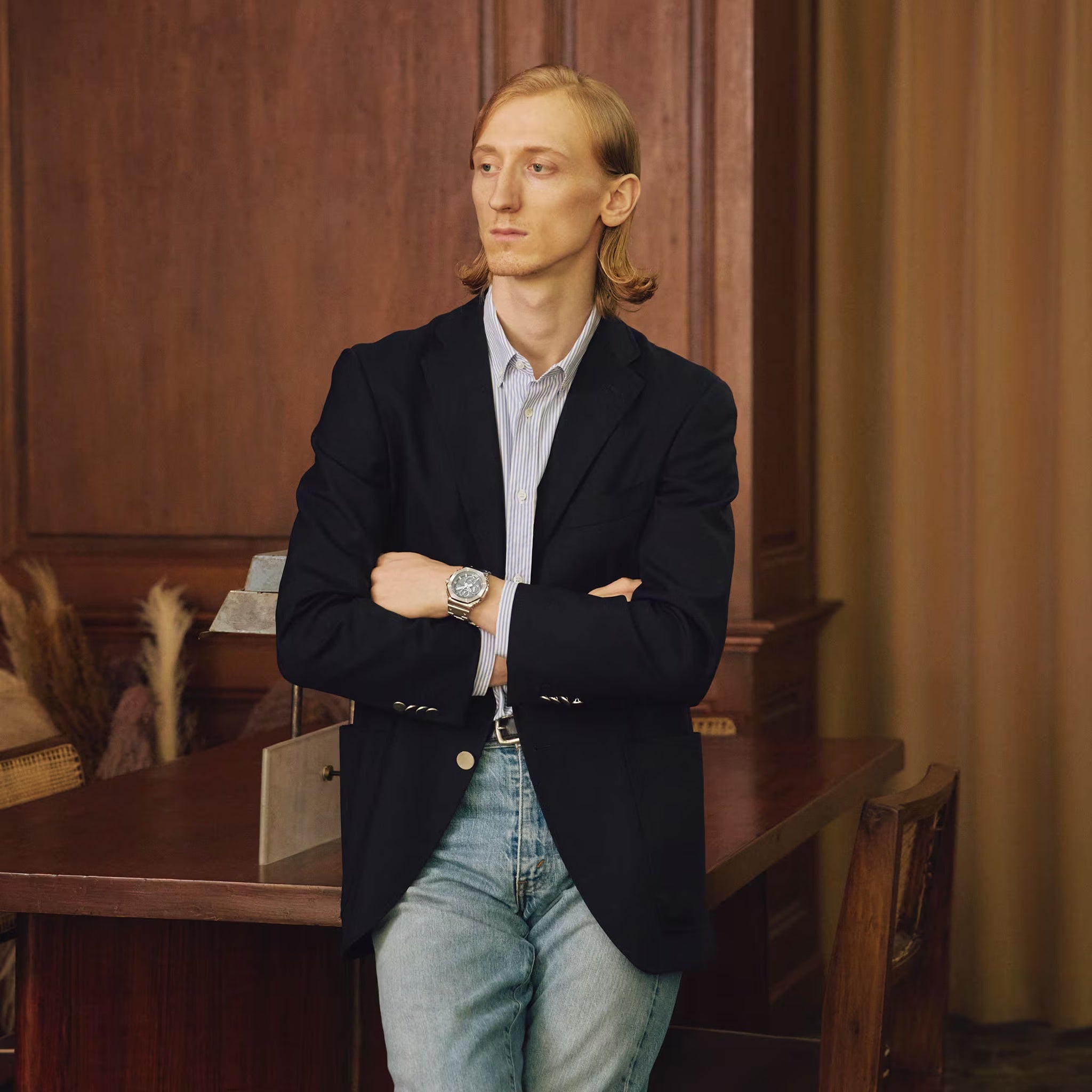 Casio G-Shock GMC-B2100AD-2A Herrenuhr Silber Blau