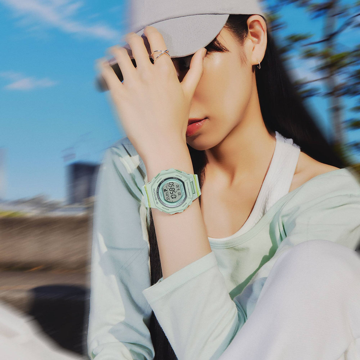 Casio G-Shock GMD-B300-3 Damenuhr Grün