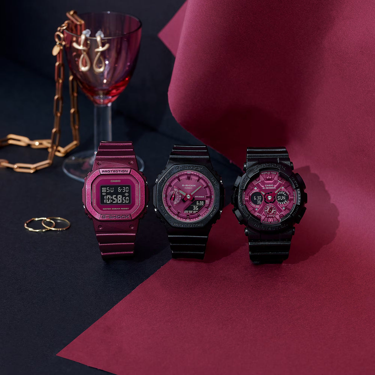 Casio G-Shock GMD-S5600RB-4 Damenuhr Rot