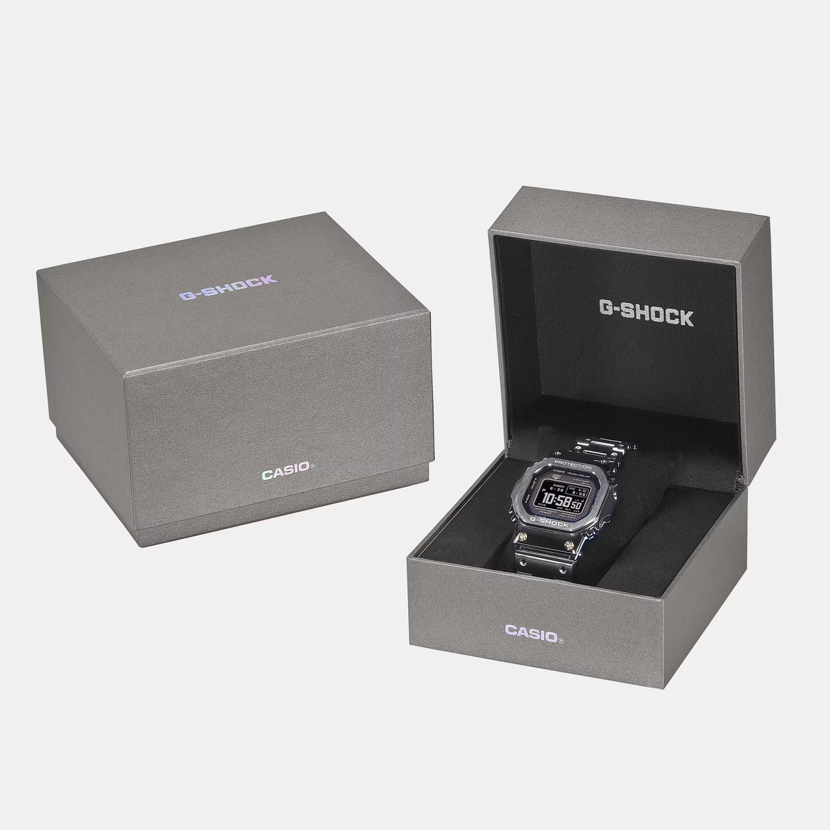 Casio G-Shock GMW-BZ5000RC-1 Herrenuhr Silber Mehrfarbig
