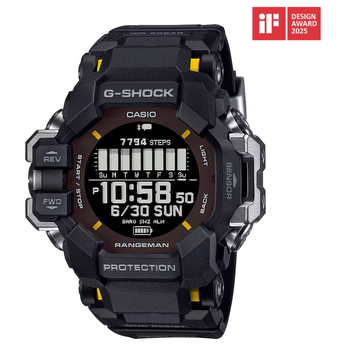 Casio G-Shock GPR-H1000-1 Herrenuhr, Schwarz