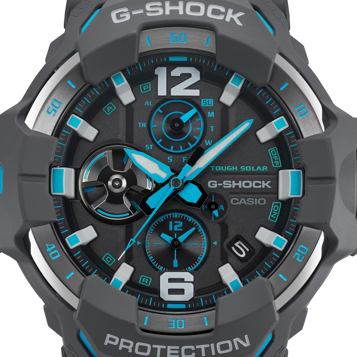Casio G-Shock GR-B300-8A2 Herrenuhr Gravity Master Blau Grau