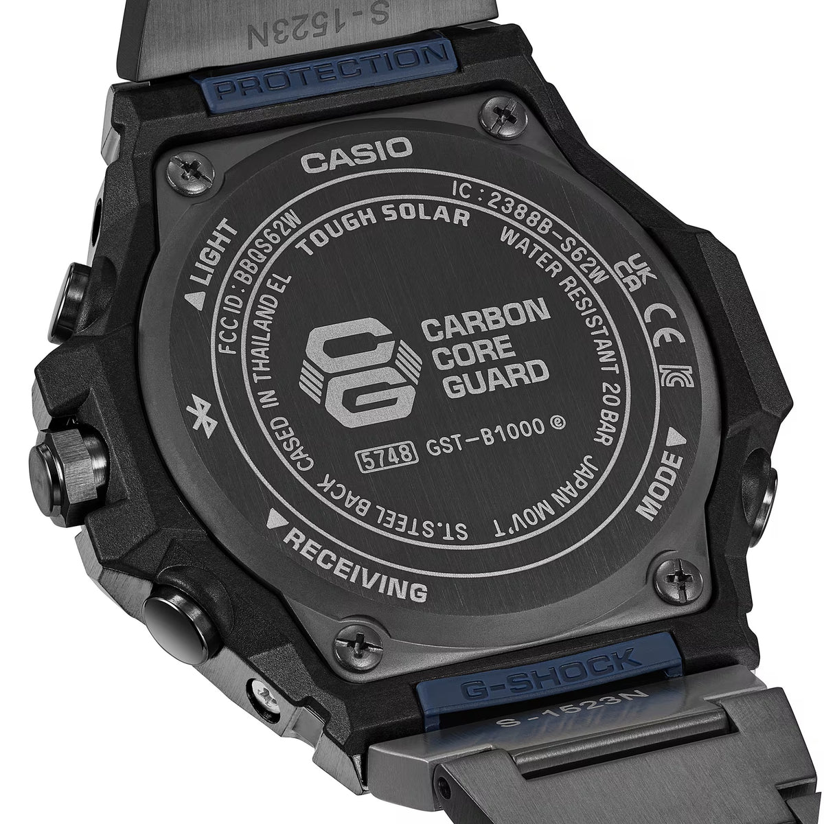 Casio G-Shock GST-B1000BD-2A Herrenuhr Schwarz Blau