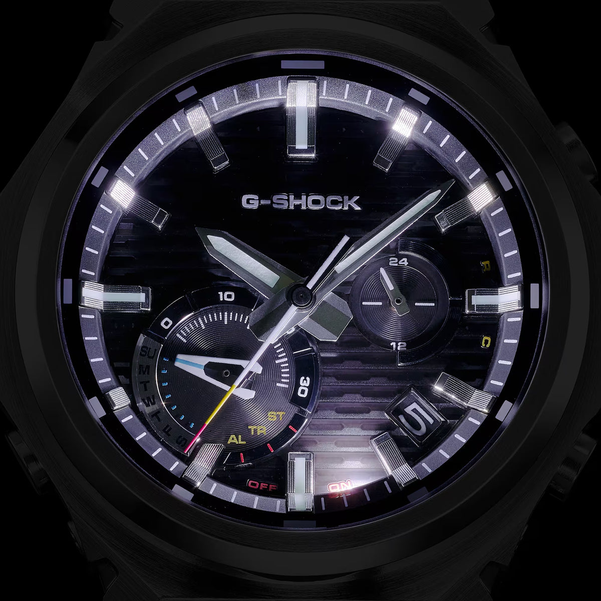 Casio G-Shock GST-B1000D-1A Herrenuhr Silber Schwarz