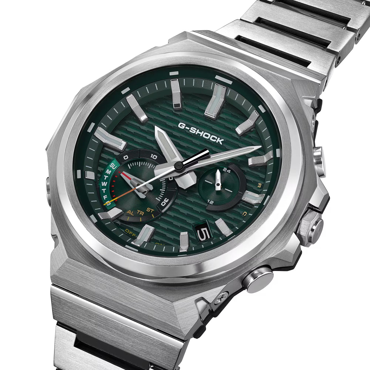 Casio G-Shock GST-B1000D-3A Herrenuhr Silber Grün