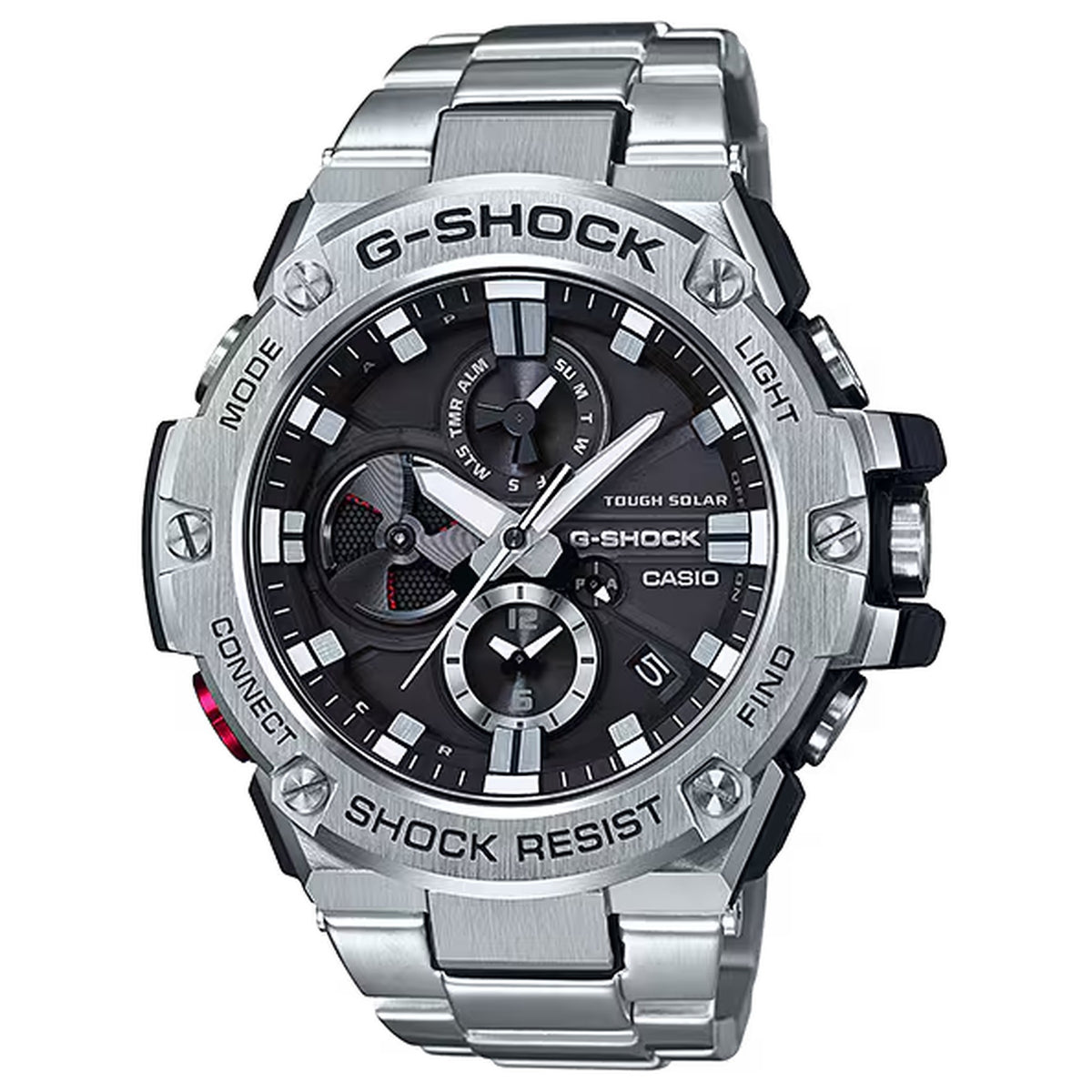 Casio G-Shock GST-B100D-1A Men's Watch Silver Black