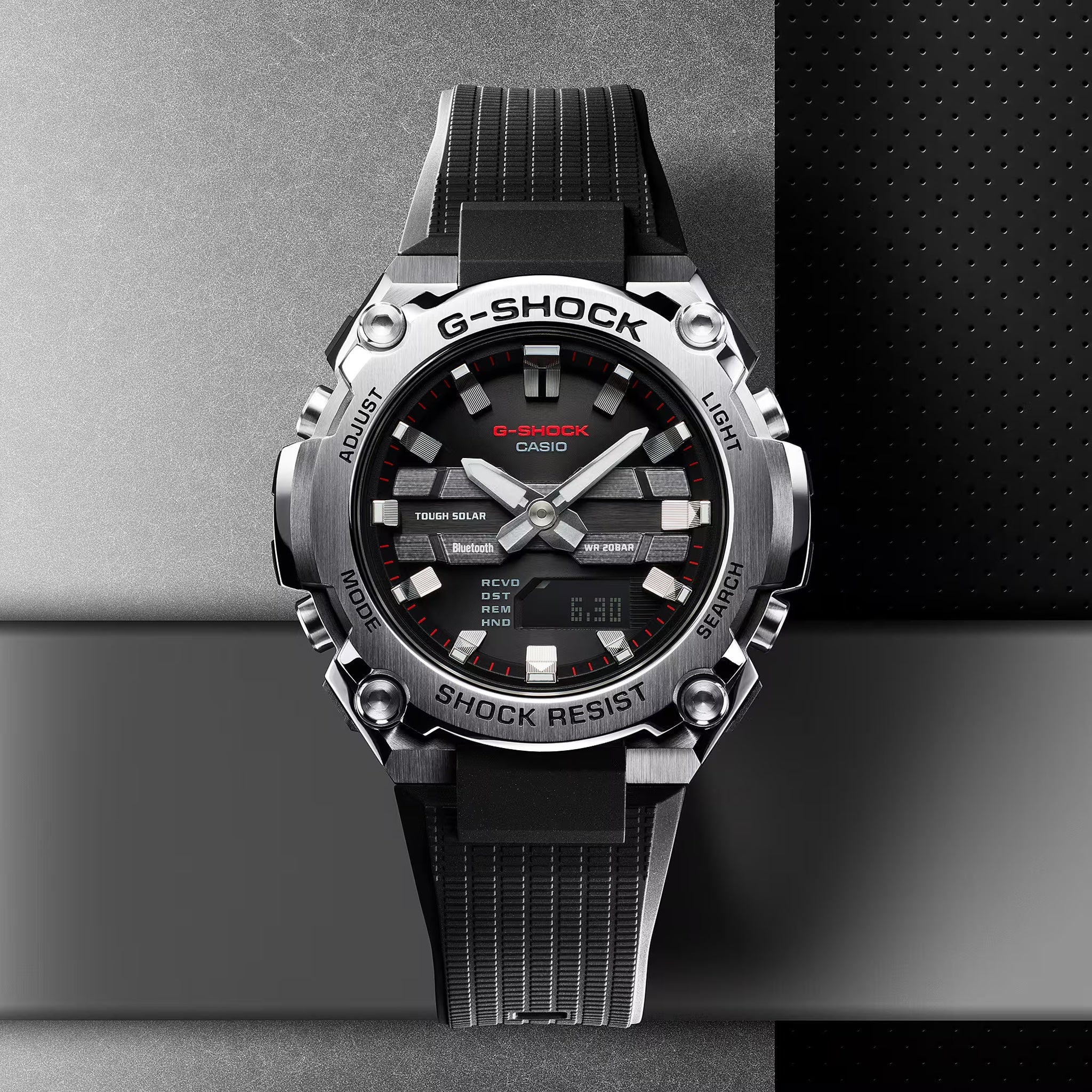 Montre Casio G-Shock GST-B600-1A Homme Argenté Noir