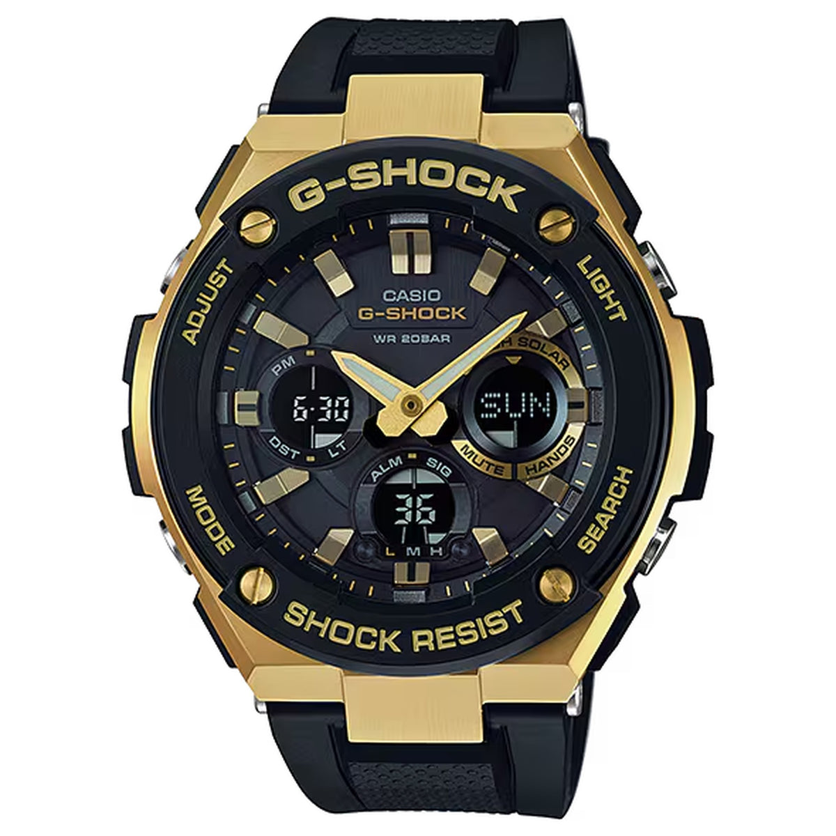 Casio G-Shock GST-S100G-1A Herrenuhr Gold Schwarz