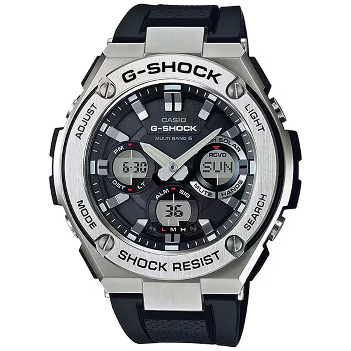 Casio G-Shock G-Steel GST-W110-1A Solar Analog / Digital Watch