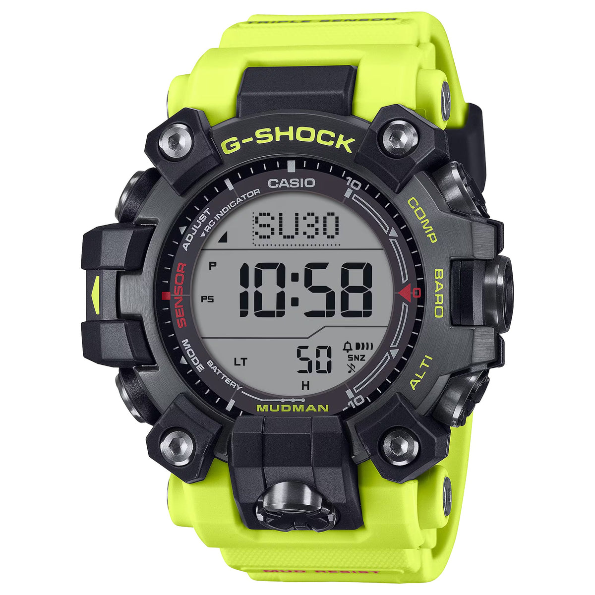 Casio G-Shock GW-9500MRY-1A9 Herrenuhr Schwarz Gelb